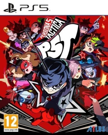 Persona 5 žaidimo viršelis PS5 konsolei.