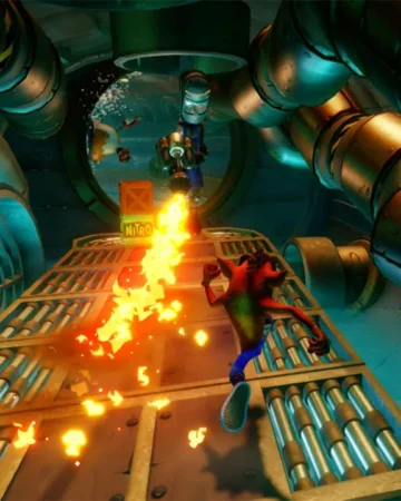 crash bandicoot n. sane trilogy: išsamus gidas lietuviškai